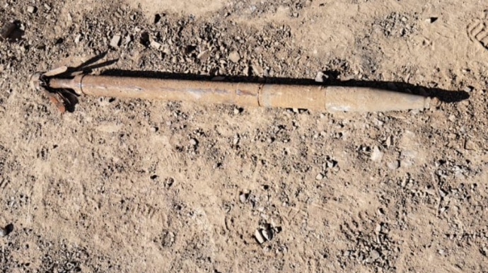 Laçında mərmi aşkarlanıb  - FOTO - VİDEO