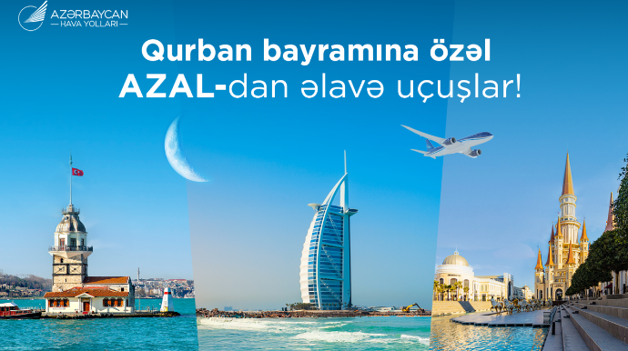 AZAL Qurban bayramına özəl uçuşların sayını artırır  