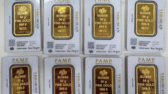 Gömrük nəzarətindən gizlədilən 10 qızıl külçə aşkar edildi 