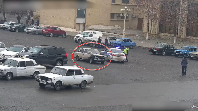 Gəncədə "avtoş"luq edənlər saxlanıldı - FOTO