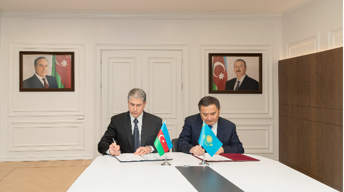 Azərbaycan və Qazaxıstanın Daxili İşlər nazirlikləri arasında memorandum imzalandı - FOTO