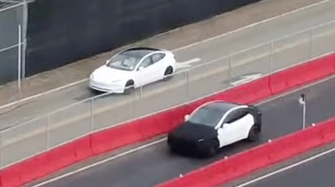 "Tesla"nın  yeni modelinin gizli şəkilləri yayıldı