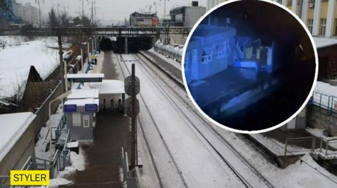 Kiyevin dəmiryol vağzalında güclü partlayış olub 