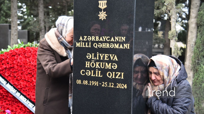 Bir ilin acısı ilə onları ziyarət etdilər... - FOTO