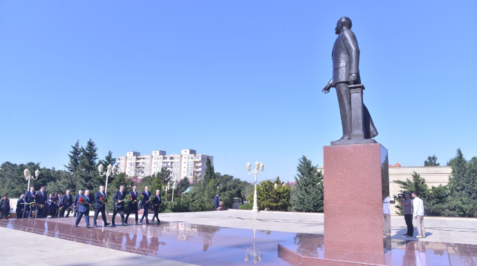 Qaradağda Heydər Əliyevin xatirəsi yad edildi - FOTO