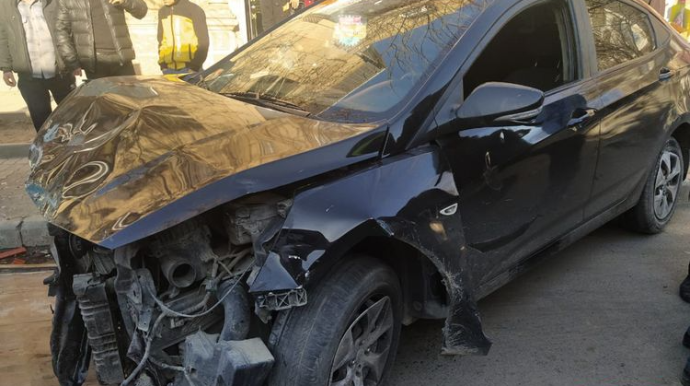 Gəncədə zəncirvari qəza olub  - FOTO