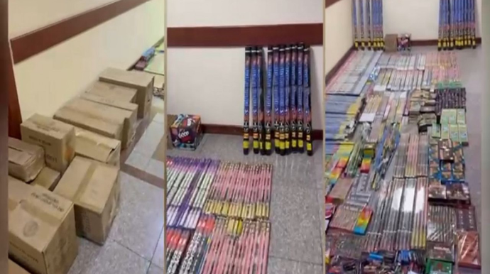 Abşeronda pirotexniki vasitələr satanlar saxlanıldı 