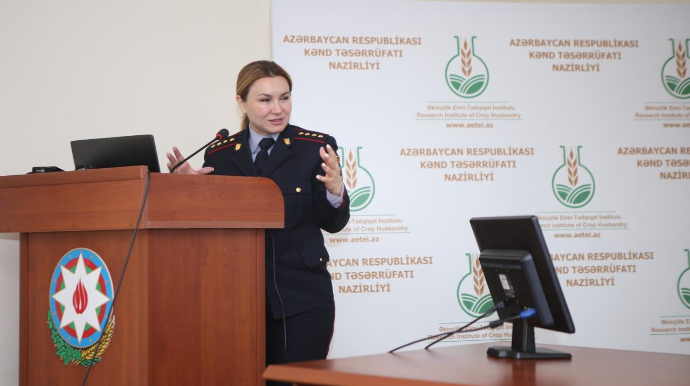 “Yol hərəkəti zamanı təhlükəsizliyin təmin olunması” mövzusunda təqdimat oldu - FOTOLAR 