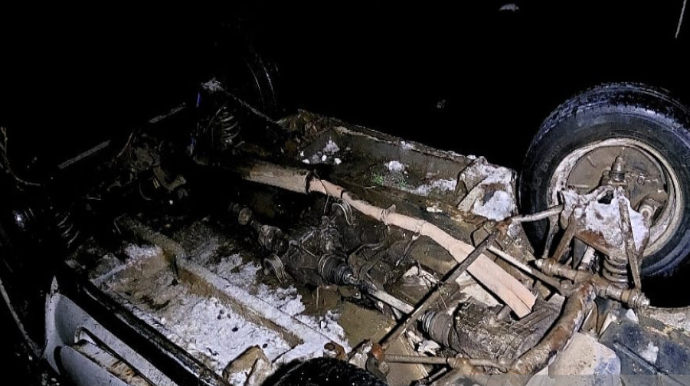 Gədəbəydə 2 minik avtomobili toqquşub, xəsarət alan var 