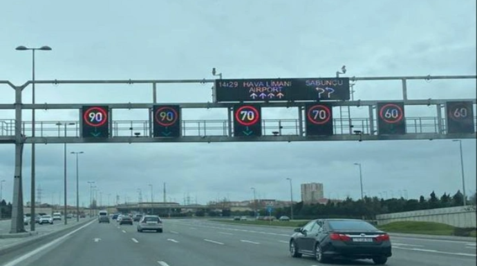 Zığ dairəsi-Hava Limanı yolunda sürət həddi endirildi