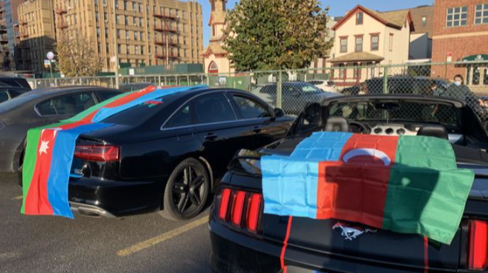 Nyu-Yorkda Şuşanın azad edilməsi münasibətilə avtoyürüş keçirildi - FOTO