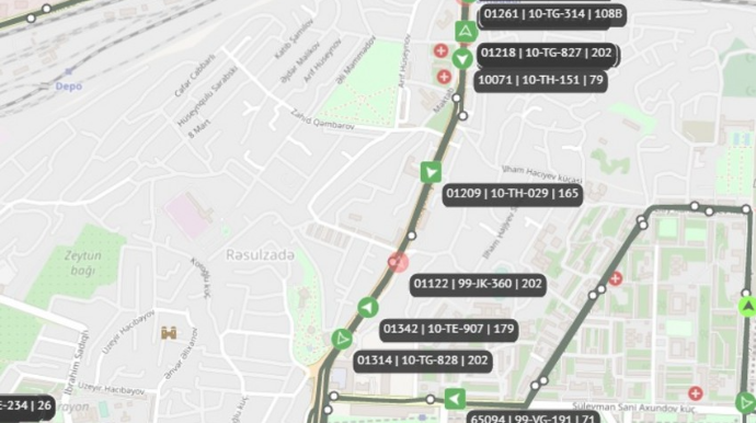 BNA:  "33 müntəzəm marşrut xətti üzrə 79 avtobus gecikir"