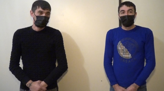 Gəncədə oğurluq edən şəxslər saxlanılıb  - FOTO