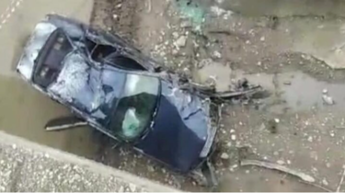 Zaqatalada avtomobil körpüdən aşıb, xəsarət alanlar var - VİDEO 