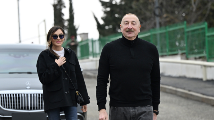 Prezidentlə xanımı Gürcüstana getdi   - YENİLƏNİB