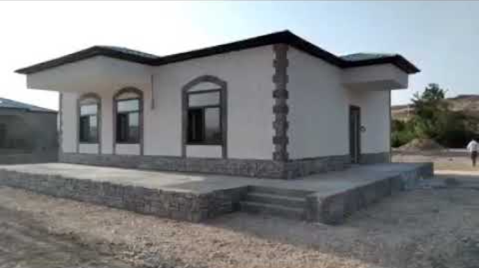 Zəngilanın Ağalı kəndində tikilən evlər belə olacaq  - VİDEO