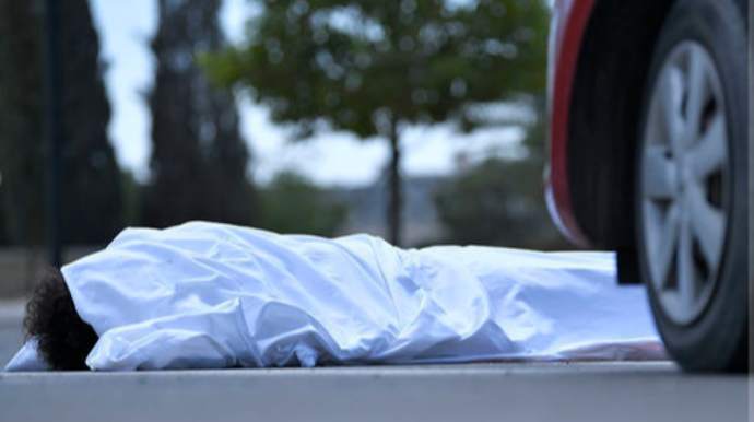 Şamaxıda piyadanı avtomobil vuraraq öldürüb