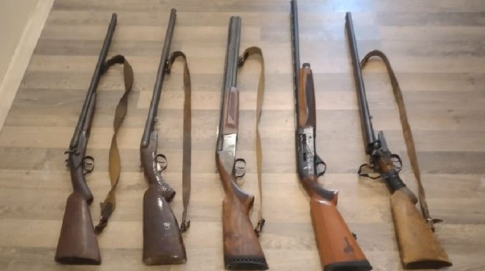 8 tüfəng polisə könüllü təhvil verildi 