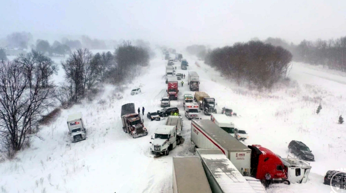 Şimal Karolinada qar kabusu: 1000-dən çox qəza, iki ölü
