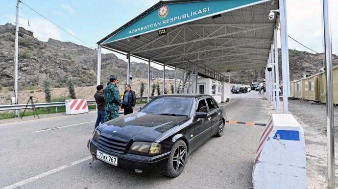 Laçın sərhəd-buraxılış məntəqəsində son boşluq aradan qaldırıldı - VİDEO 
