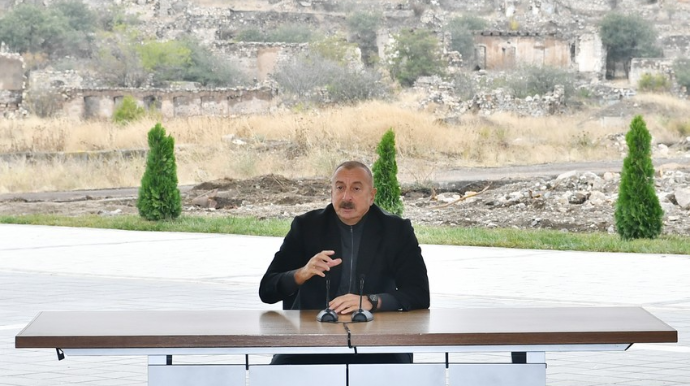 Prezident: "Füzuli nəzarətimizə keçəndən sonra Şuşa istiqamətinə getmək üçün daha geniş imkanlar açıldı" 