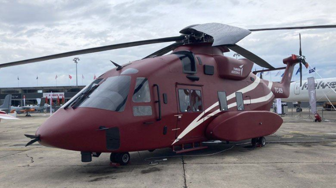 TUSAŞ ilk dəfə T925 helikopterini tam miqyaslı modelini nümayiş etdirib   - FOTO
