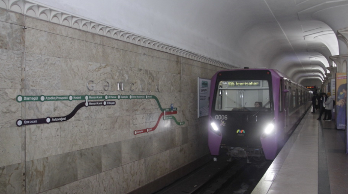 Bakı metrosunda 10 dəqiqəlik İNTERVAL   - YENİLƏNİB