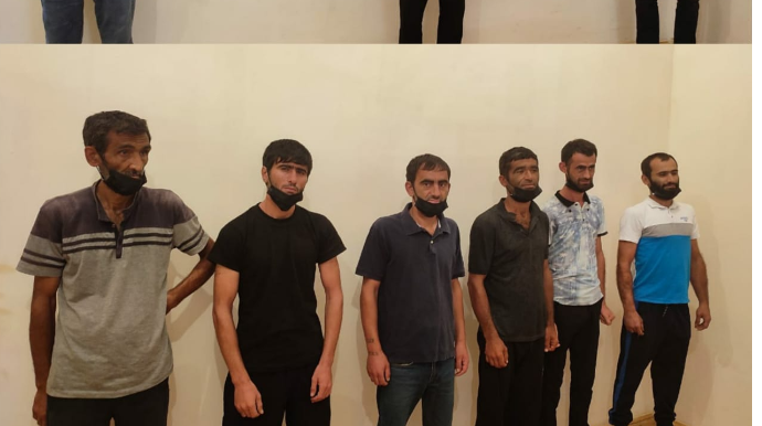 Lənkəranda “patı” satan doqquz nəfər saxlanıldı - FOTO