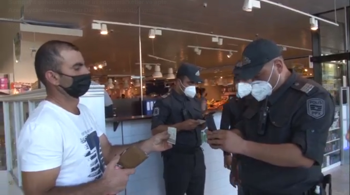 Sumqayıtda supermarketlərdə və apteklərdə reydlər keçirilir - VİDEO 