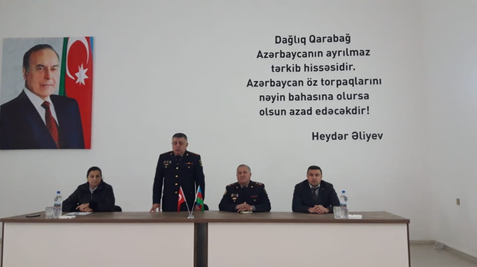 Tovuzda məktəblilərlə görüş keçirilib - FOTO