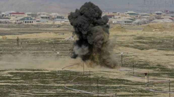 Seyfəli poliqonunda döyüş sursatlarının utilizasiyası keçirilir 