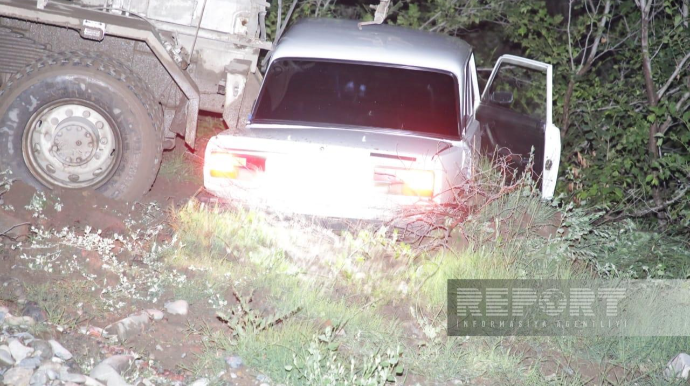 Laçın-Güləbird yolunda avtomobil qəzası: Xəsarət alan var   - FOTO