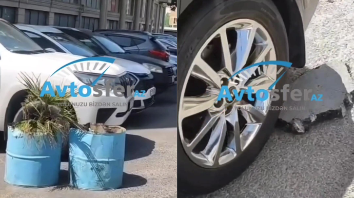 Komendant binaya qonaq gələn sürücünün maşınına zərər vurdu – İDDİA - VİDEO