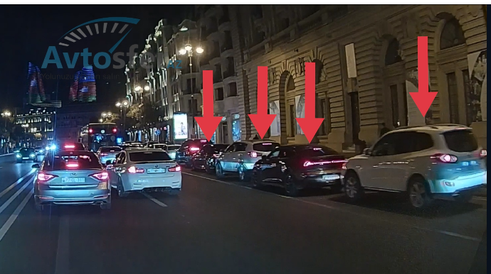 Neftçilər prospektindəki tıxac buna görə yaranır - Belə etməyin  - VİDEO