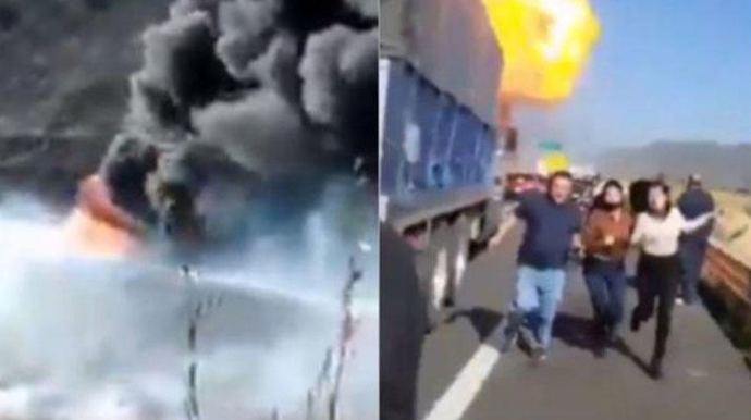 Avtosistern qəzaya düşdü: ondan artıq insan yanaraq həyatını itirdi – VİDEO 