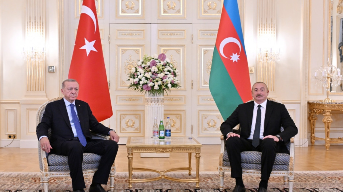 Azərbaycan və Türkiyə prezidentlərinin təkbətək görüşü keçirilib - YENİLƏNİB 