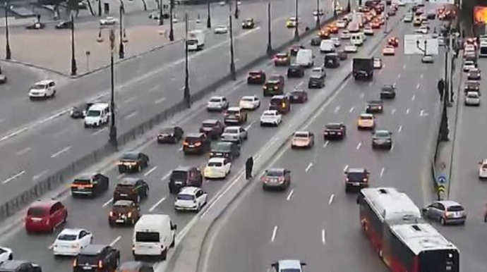 Bakının bu yollarında tıxac var - SİYAHI   - FOTO