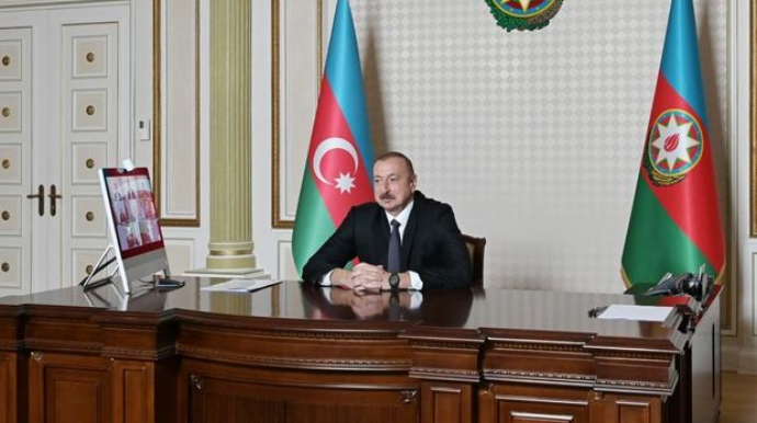 İlham Əliyev “Microsoft” şirkətinin vitse-prezidenti ilə videokonfrans keçirdi - FOTO 