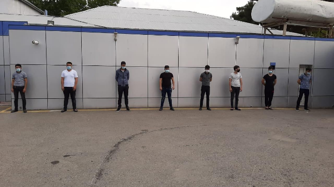 Ağsuda avtobusda maskadan istifadə etməyənlər cərimələnib - FOTO 