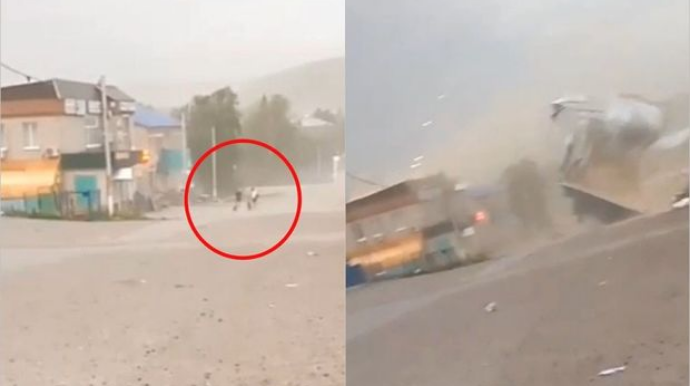 14 yaşlı qız güclü qasırğanın qopardığı damın altında qaldı  - FOTO - VİDEO