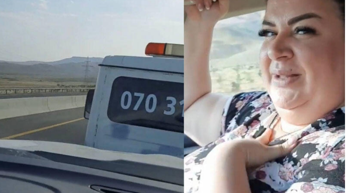 İstirahətə gedən aktrisanın avtomobili xarab oldu, yola evakuatorla davam etdi - VİDEO