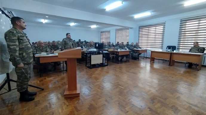 Azərbaycan Ordusunda komanda-qərargah təlimi keçirilib  - VİDEO