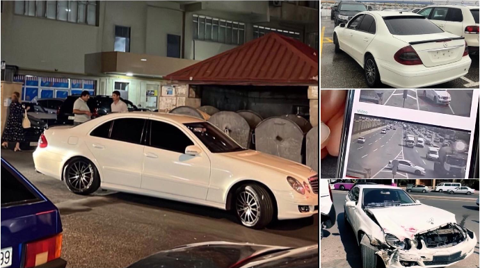 Kütləvi şəkildə qayda pozub cərimələnsə də özünə yığışmayan sürücü - 99-OL-387   - VİDEO