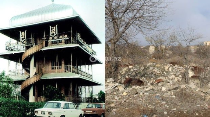 Ağdamdakı Çay evinin 27 il fərqlə görüntüsü   - FOTO