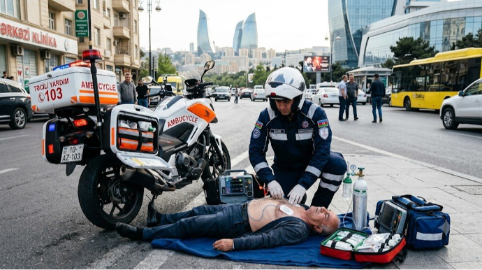 Təcili yardıma həkim yox, "motosikletçi" gəlir: Bakı bu sistemə hazırdır? 