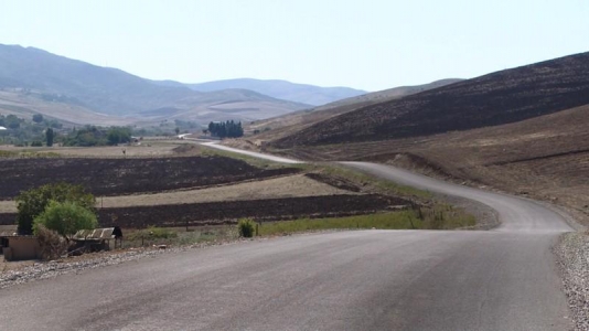 Cənubda iki avtomobil yolunun tikintisi yekunlaşdı - FOTO+VİDEO