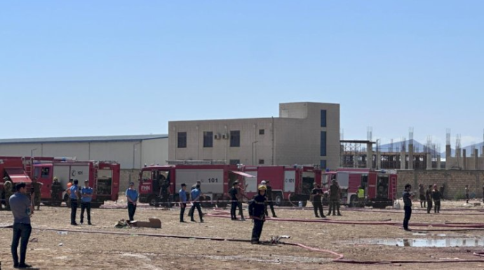 “Sədərək”dəki yanğın bu məşhur şirkətin anbarında baş veribmiş - FOTO