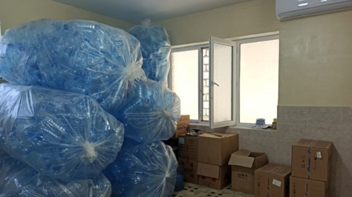 Antisanitar şəraitdə su istehsal edən müəssisə aşkarlanıb - FOTO 