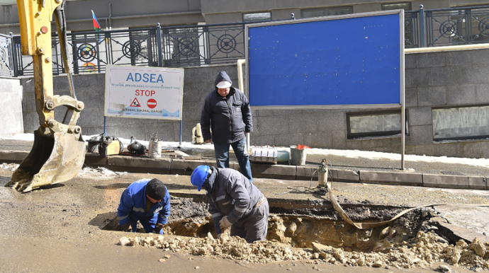 ADSEA şaxtalı günlərdə abonentlərə belə xidmət göstərir - VİDEO 