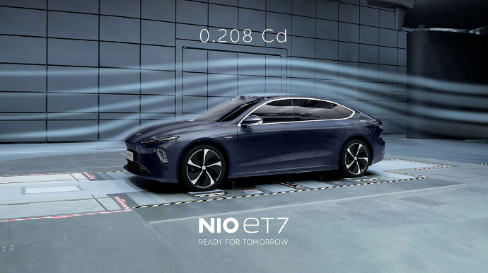 Электромобиль Nio ET7 почти сравнялся с Mercedes EQS в аэродинамике